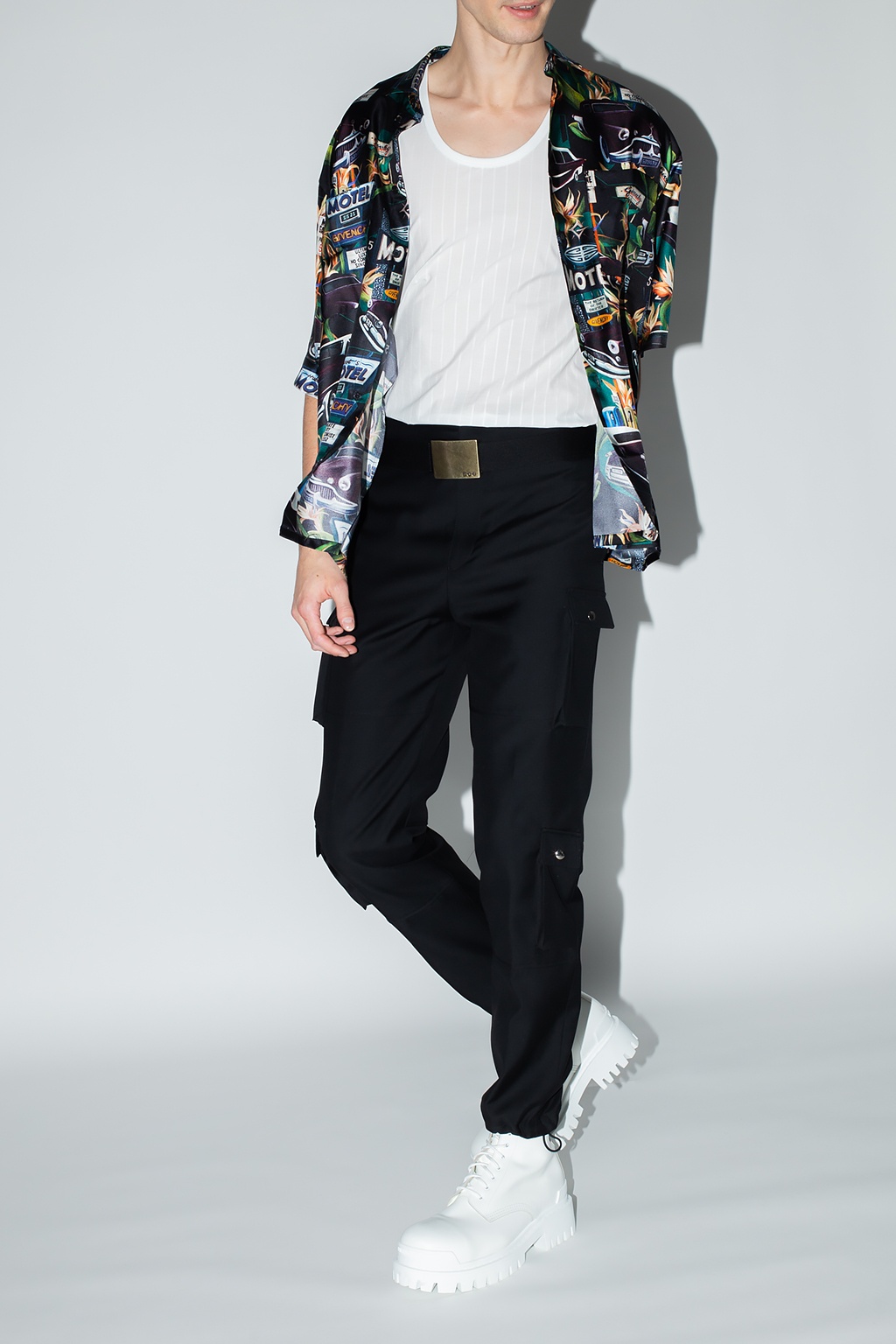 Short sleeve shirt Givenchy - Givenchy chain-link detail